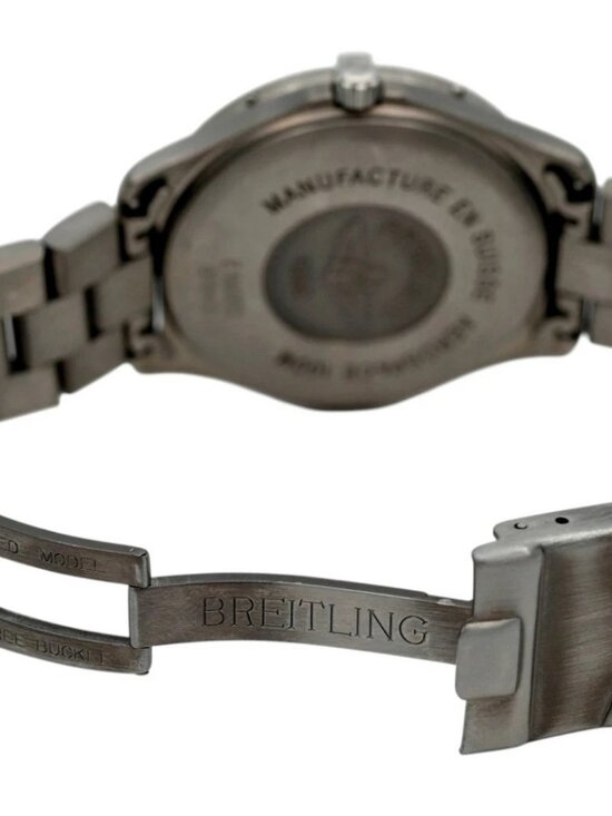 Breitling 40mm Men\'s Aerospace Titanium Multifunction Blue Dial Watch- E56062! main image 4